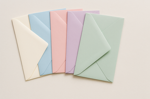 Colored Invitation Envelopes